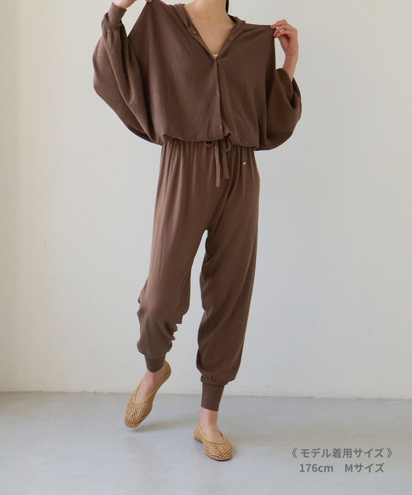 シルクプロテイン加工 ジョガーパンツ / F253-PN101