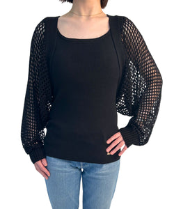 【New In】メッシュボレロ × タンクアンサンブル / F252-KT101