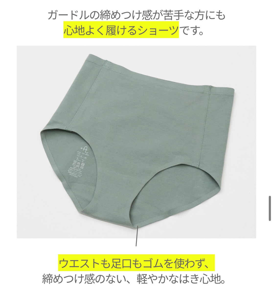 ハイウエストガードルショーツ F221-UW101/F241-UW102