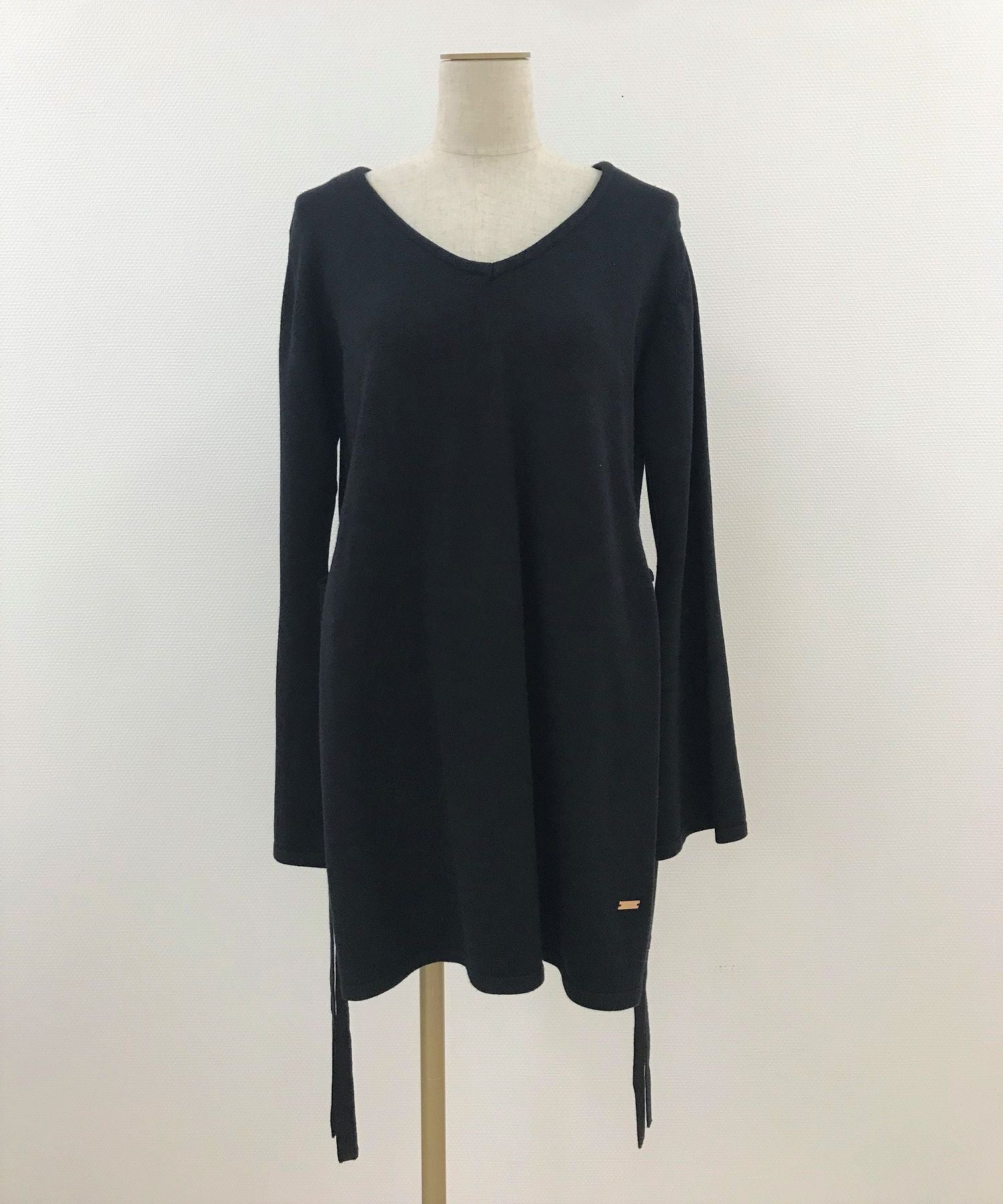 リサイクルレーヨンカップツキサイドリボントップス / F213-KT101