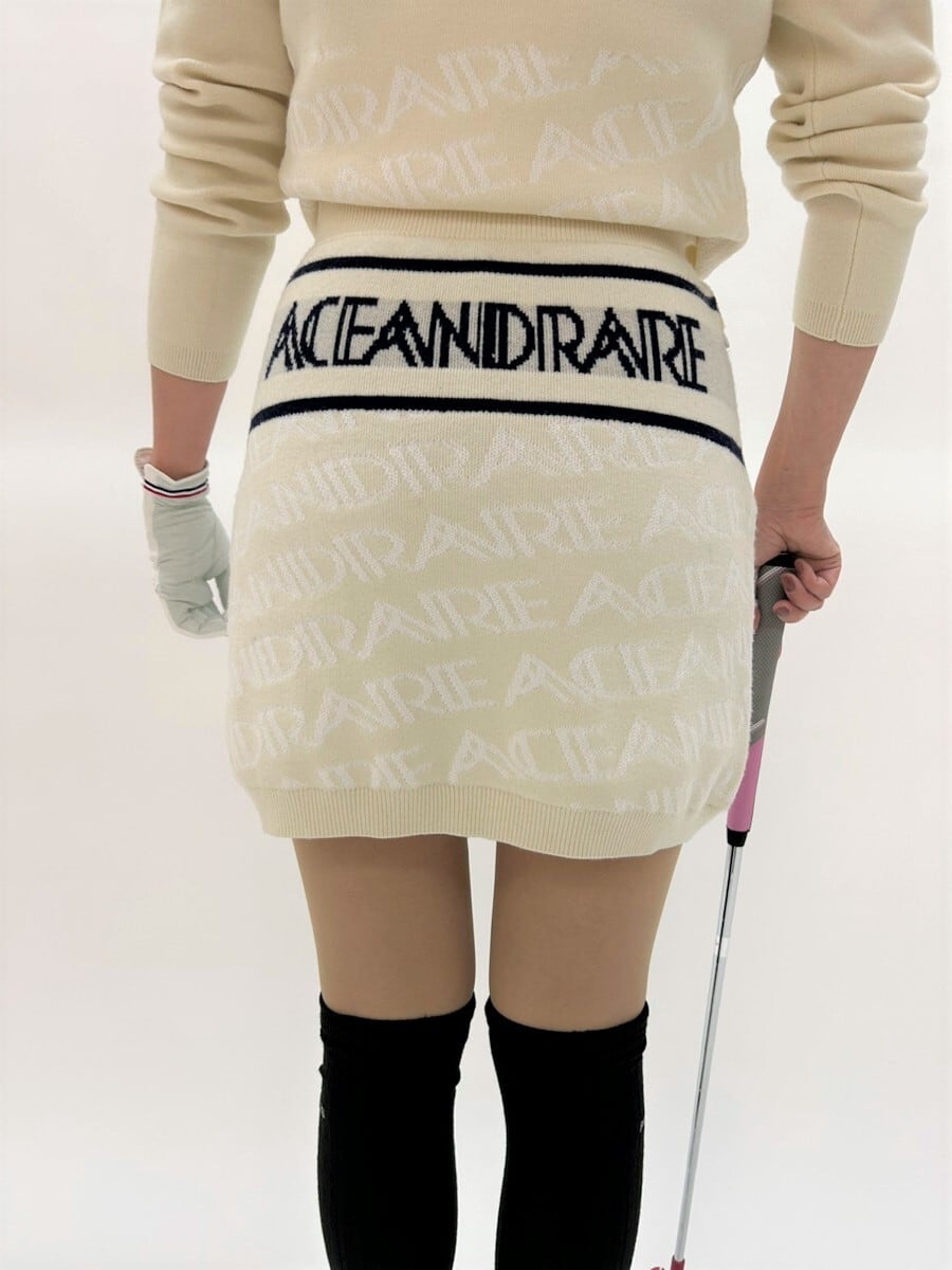 【 Golf Wear 】ACEANDRARE×+FTSUPREME.LA.LA.コラボゴルフスカート/F231-SK101