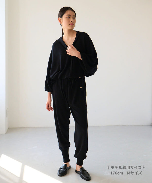 【美STコラボ】シルクプロテイン加工 ジョガーパンツ / F253-PN101