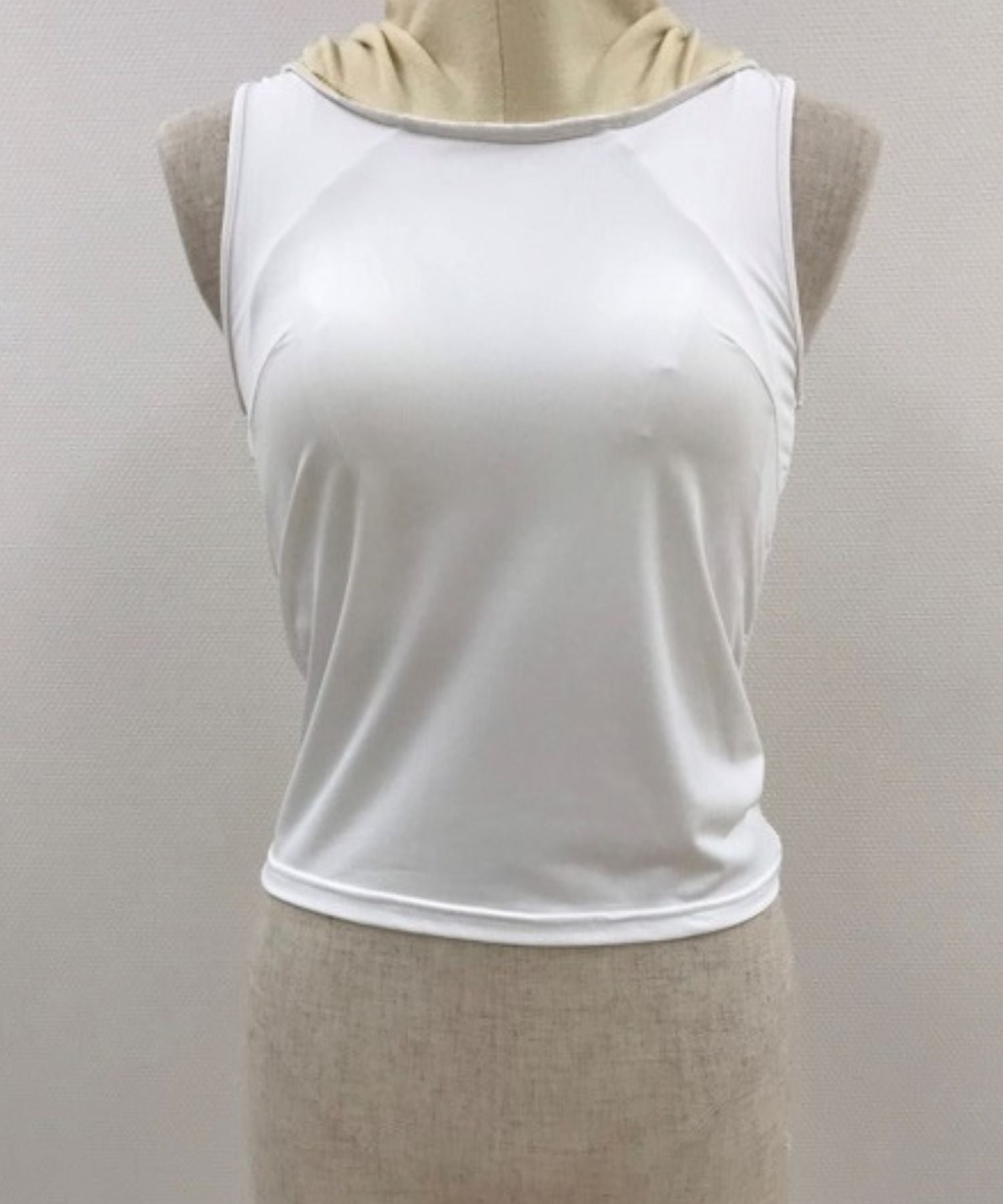 リサイクルレーヨンカップツキサイドリボントップス / F213-KT101