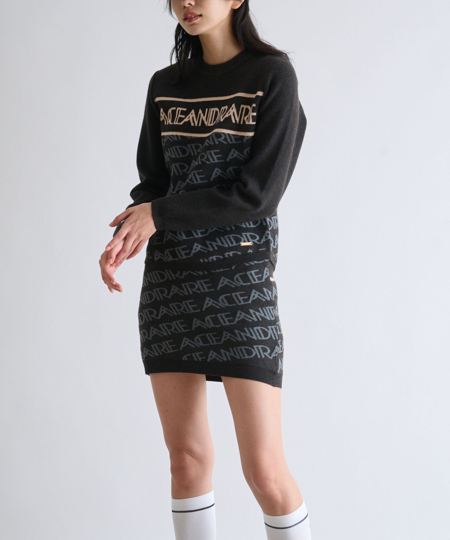 【 Golf Wear 】ACEANDRARE×+FTSUPREME.LA.LA.コラボゴルフスカート/F231-SK101