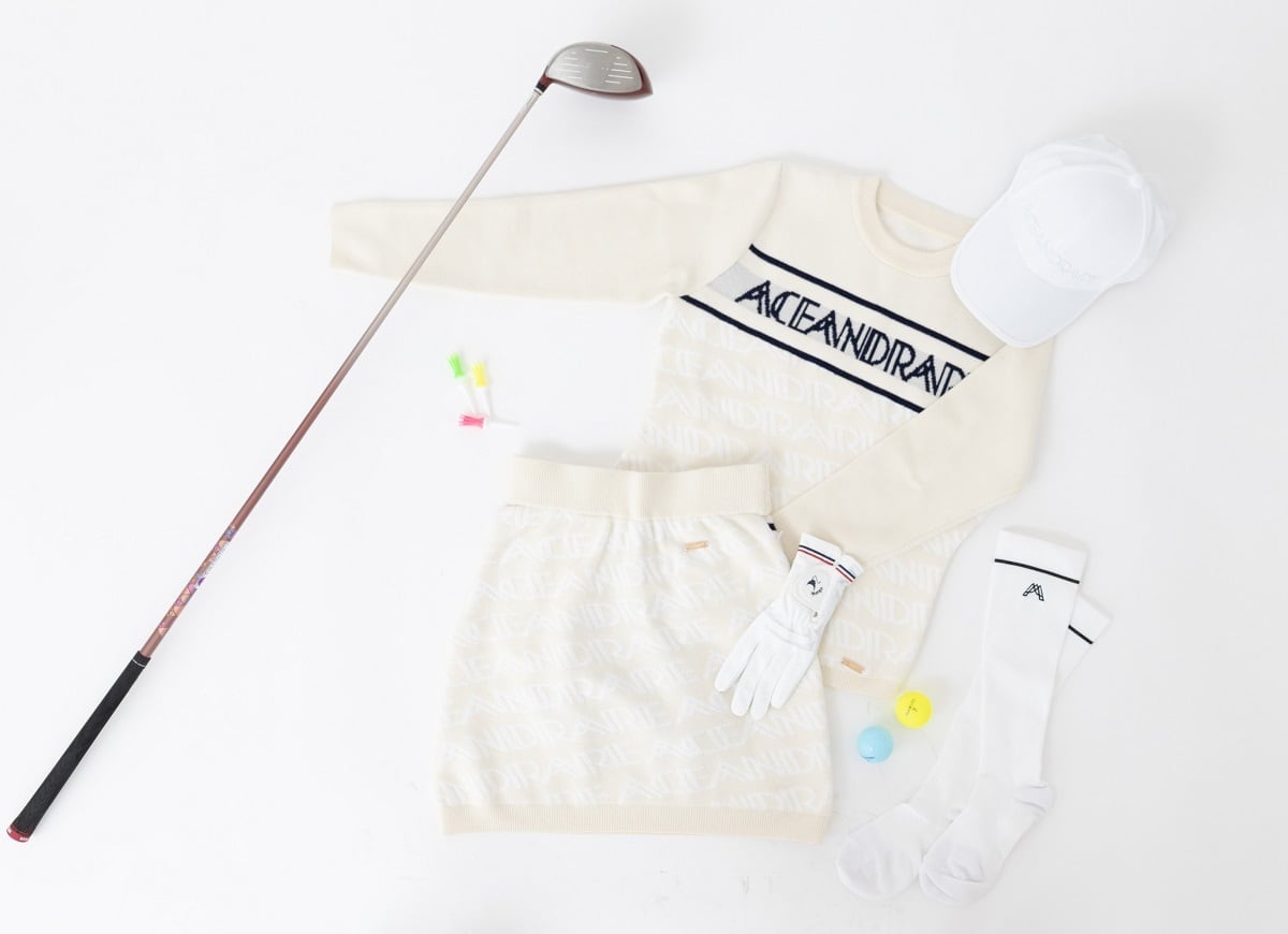 【Golf Wear】ACEANDRARE×+FTSUPREME.LA.LA.コラボトップス/F231-KT101