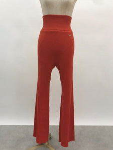シルクプロテイン加工フレアパンツ/F221-PN101